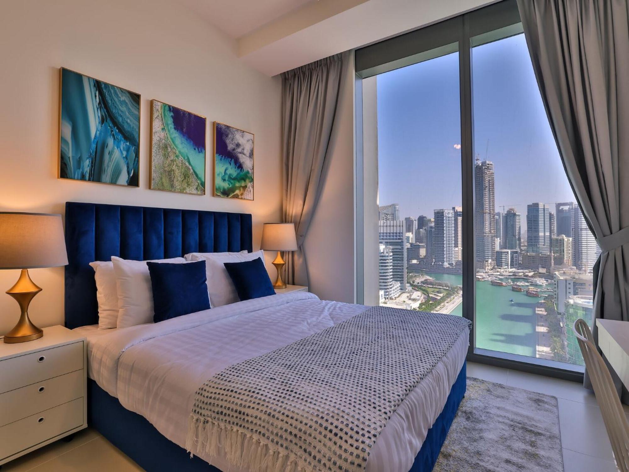 Luxurious Apartments Dubai Marina Views Pool Gym By Sojo Stay エクステリア 写真